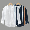 Men's Linen Blend Designer Casual Cotton Shirt | Pack of 2