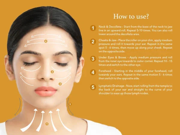24K Gold Energy Beauty Bar Electric Facial Massage Roller