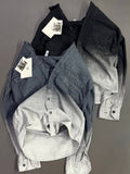 Premium Ombre Washed Denim Designer Casual Cotton Shirt | Pack of 2