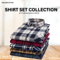 Cobalt Branded Everyday Shirt - COMBO OF 4