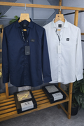 Onyx Men’s Premium Cotton Designer Shirt – Pack of 2