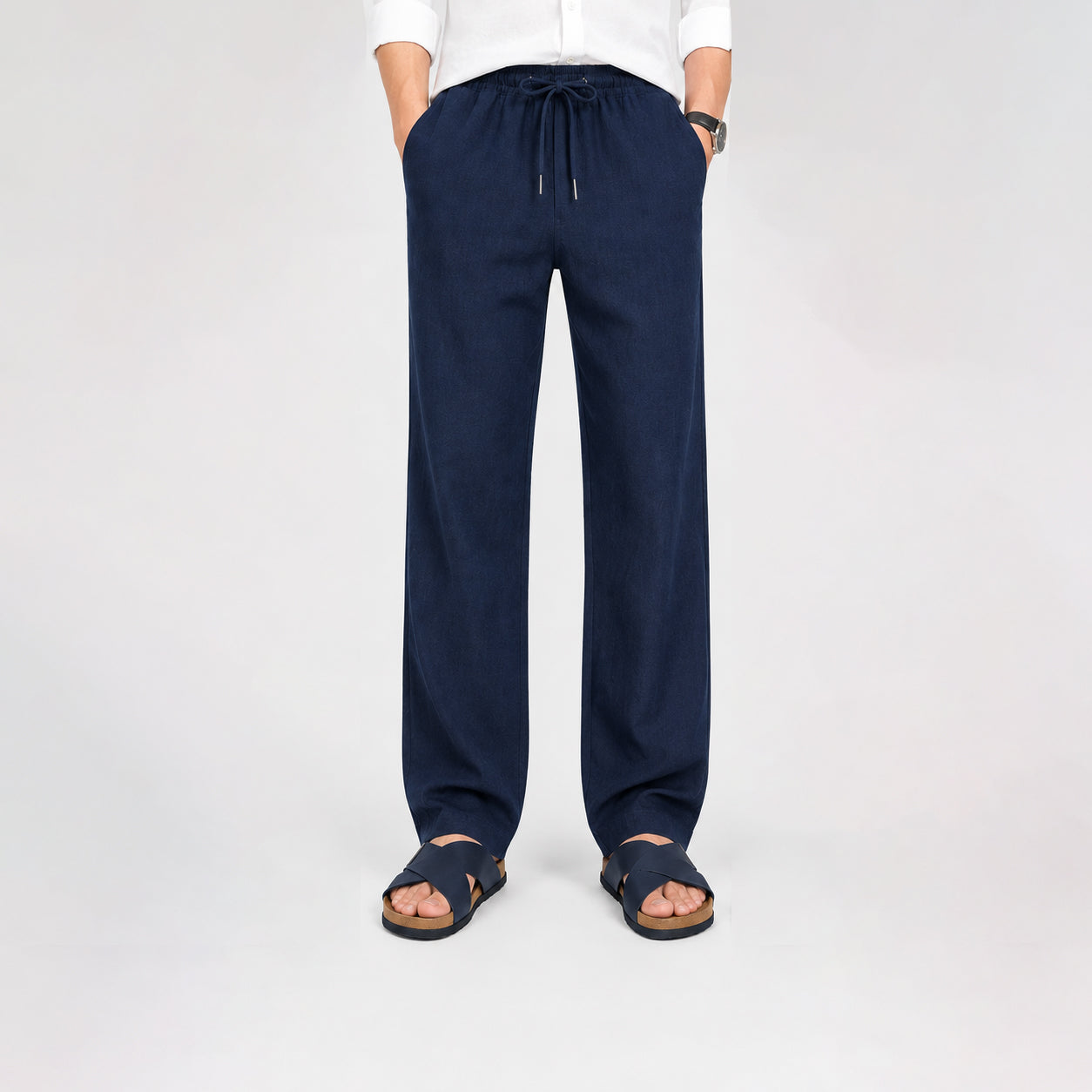 Men's Loose Fit Pants - Soft, breathable cotton-blend | Pack of 3