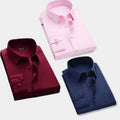 Navy, Pink , Maroon Premium Cotton Casual Shirts Pack Of 3