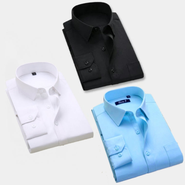 Nova Navy, Pink , GreenPremium Cotton Casual Shirts Pack Of 3