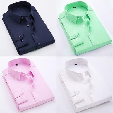 Amber Branded Everyday Shirt - COMBO OF 4