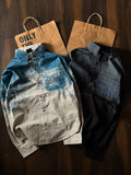 Men's Gradient Wash Designer Casual Cotton Shirt | Pack of 2