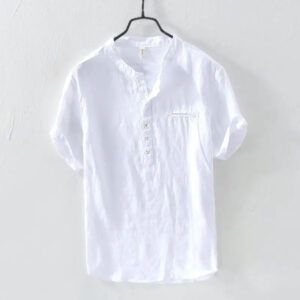 Premium Solid Mandarin Designer Casual Cotton Shirt | Pack of 2