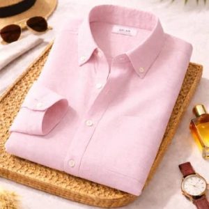 OnZone Everyday Cotton Shirts Mint, Sky Blue, Baby Pink & Peach | Pack of 4