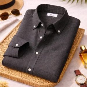 OnZone Everyday Cotton Shirts Black, Charcoal, Purple & Mint | Pack of 4