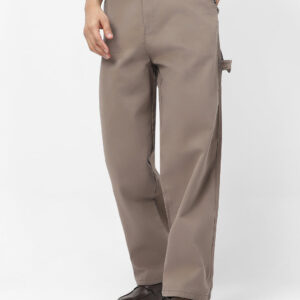 Men’s Grey Loose Baggy Fit Solid Carpenter Trouser Pant with 5 Pockets Non-Stretchable