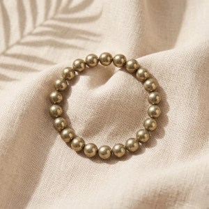 Unisex Golden Pyrite Money Magnet Bracelet for Wealth & Prosperity